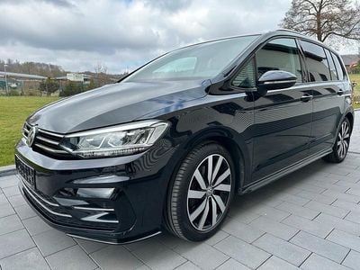 Gebraucht VW Touran R-line 150 PS (110 kW) 2018 Schwarz Van / Kleinbus