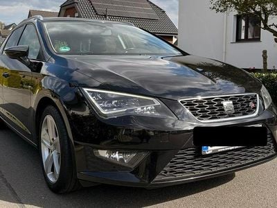 Usata Seat Leon ST FR 125 CV (91 kW) 2016 Nero Station wagon