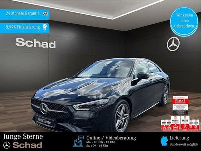Kosmosschwarz metallic Gebraucht 2024 Mercedes CLA200 AMG Coupé | 37.880 € (Fairer Preis)