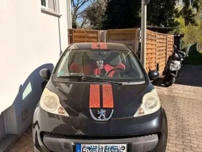 Gebraucht Peugeot 107 68 PS (50 kW) 2007 Schwarz Kleinwagen