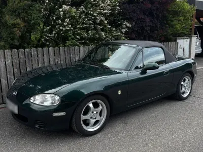 Gebraucht Mazda MX5 110 PS (80 kW) 2001 Grün Cabrio
