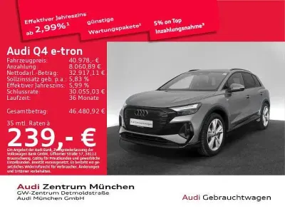 Gebraucht Audi Q4 e-tron S-Line 210 kW (286 PS) 2025 Taifungrau metallic SUV