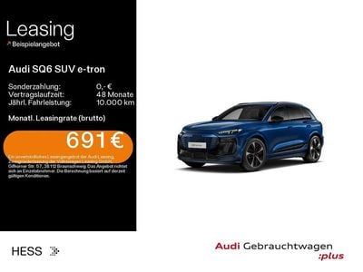 Blau Gebraucht 2025 Audi SQ6 e-tron Edition .1 SUV | 80.999 € (Etwas zu teuer)