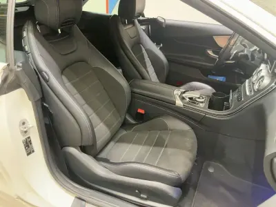 Gebraucht Mercedes C180 AMG line 156 PS (114 kW) 2017 Weiß Cabrio