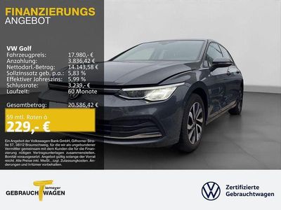 Gebraucht VW Golf VII Active 150 PS (110 kW) 2021 Grau Kleinwagen