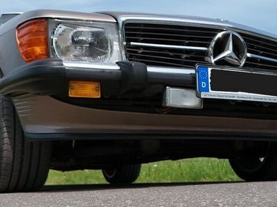 gebraucht Mercedes 560 SL 560 Impalabraun Historie Leder beige