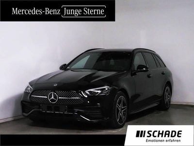 Schwarz Gebraucht 2024 Mercedes C300e AMG line Limousine | 43.850 € (Fairer Preis)