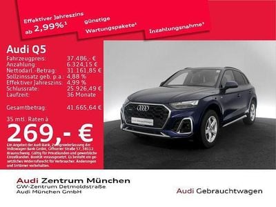 Usata Audi Q5 S-Line 299 CV (219 kW) 2022 Blu SUV