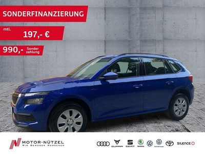 Blau Gebraucht 2021 Skoda Kamiq Active SUV | 13.950 € (Guter Preis)