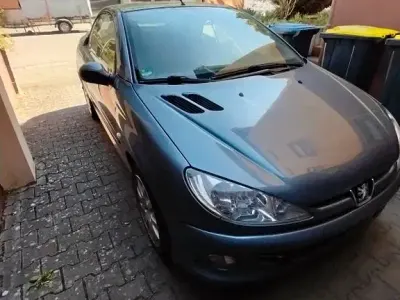 Brugt Peugeot 206 CC Quiksilver 109 HK (80 kW) 2006 Grå Cabriolet