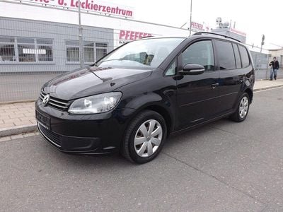 Gebraucht VW Touran Comfortline 105 PS (77 kW) 2010 Schwarz Van / Kleinbus