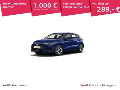 Gebraucht Audi A3 Design 150 PS (110 kW) 2020 Navarrablau metallic (metallic) Limousine
