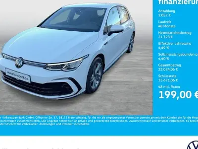 Brugt VW Golf VIII R-line 131 HK (96 kW) 2024 Hvid Sedan