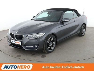 Second-hand BMW 220 Sport Line 184 CP (135 kW) 2015 Negru Cabrio