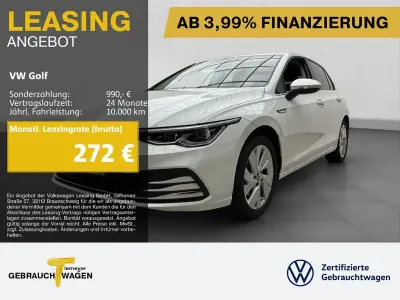 Gebraucht VW Golf VIII Style 190 PS (139 kW) 2023 Weiß Limousine