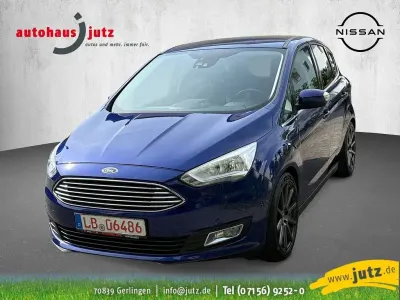 Gebraucht Ford C-MAX Titanium 125 PS (91 kW) 2017 Blau Van / Kleinbus