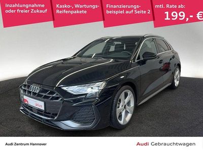 Gebraucht Audi A3 S-Line 150 PS (110 kW) 2024 Mythosschwarz metallic (metallic) Limousine