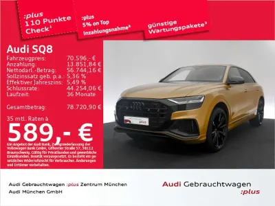Gebraucht Audi SQ8 Ambiente 507 PS (372 kW) 2023 Drachenorange metallic SUV