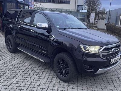 Gebraucht Ford Ranger 212 PS (155 kW) 2022 Obsidianschwarz metallic Pickup