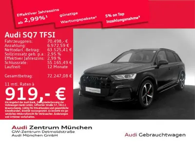 Gebraucht Audi SQ7 Competition 507 PS (372 kW) 2022 Mythosschwarz metallic SUV