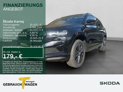 Neu Skoda Karoq SportLine 150 PS (110 kW) 2026 Schwarz SUV