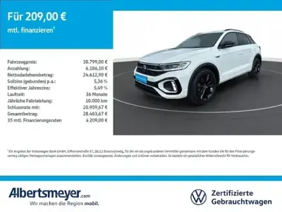 Gebraucht VW T-Roc R-line 150 PS (110 kW) 2024 Weiß SUV
