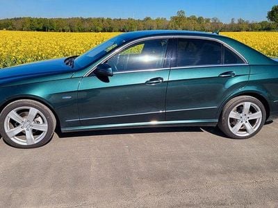 Usata Mercedes E220 Elegance 170 CV (125 kW) 2010 Verde Berlina