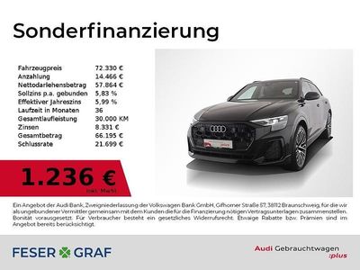 Gebraucht Audi Q8 Ambiente 286 PS (210 kW) 2025 Mythosschwarz metallic SUV