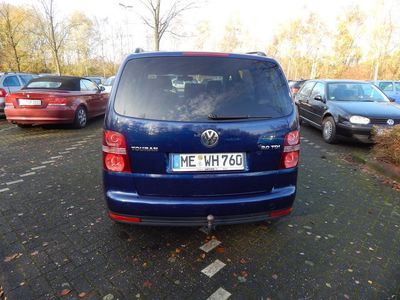 Gebraucht VW Touran 140 PS (102 kW) 2008 Blau metallic Van / Kleinbus