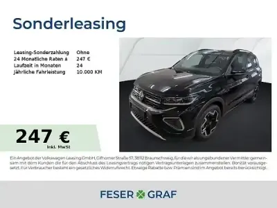 Gebraucht VW T-Cross R-line 150 PS (110 kW) 2025 Deep black perleffekt SUV