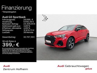 Gebraucht Audi Q3 Sportback S-Line 245 PS (180 kW) 2021 Rot SUV
