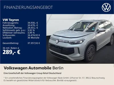 Gebraucht VW Tayron Life 150 PS (110 kW) 2025 Oyster silver metallic SUV