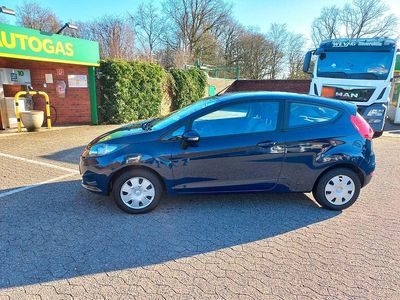 Gebraucht Ford Fiesta Trend 60 PS (44 kW) 2010 Blau Kleinwagen