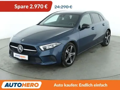 Używany Mercedes A220 Progressive 190 KM (139 kW) 2019 Niebieski Sedan/Limuzyna