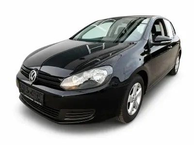 Gebraucht VW Golf VI Trendline 80 PS (58 kW) 2009 Schwarz Kleinwagen