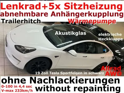 Gebraucht Tesla Model 3 366 kW (498 PS) 2021 Weiß Limousine