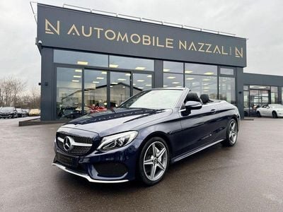 Blau Gebraucht 2018 Mercedes C180 AMG line Cabrio | 23.999 € (Fairer Preis)
