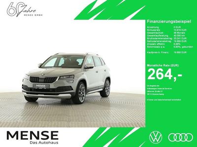 Gebraucht Skoda Karoq Scout 4x4 150 PS (110 kW) 2021 Steelgrau SUV