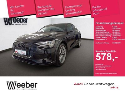 Gebraucht Audi e-tron Sportback Advanced 300 kW (408 PS) 2022 Mythosschwarz (metallic) SUV