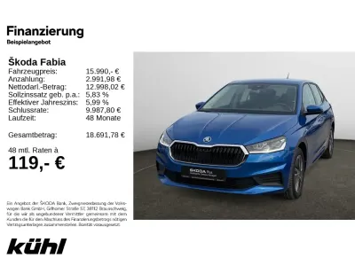 Gebraucht Skoda Fabia Ambition 95 PS (69 kW) 2023 Raceblau metallic Kleinwagen