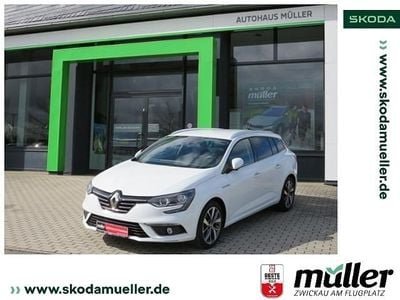 Gebraucht Renault Mégane GrandTour Bose Edition 132 PS (97 kW) 2018 Weiß (gletscherweiß) Kombi