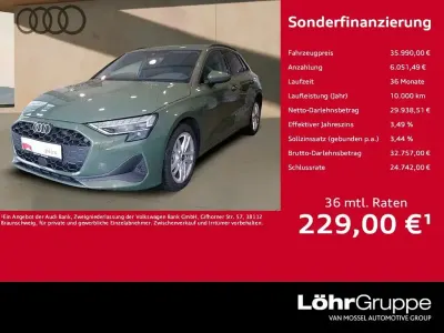 Gebraucht Audi A3 Performance 204 PS (150 kW) 2025 Distriktgrün metallic Limousine