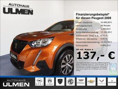 Usata Peugeot 2008 Active 101 CV (74 kW) 2023 Arancione SUV