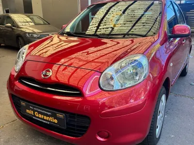 Gebraucht Nissan Micra Acenta 80 PS (58 kW) 2011 Rot Kleinwagen