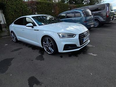 Brugt Audi A5 S-Line 190 HK (139 kW) 2019 Hvid Coupe