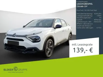 Gebraucht Citroën C4 Feel 131 PS (96 kW) 2023 Weiß Limousine