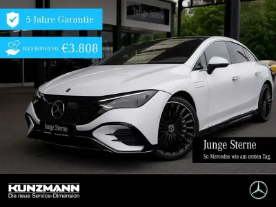 Gebraucht Mercedes EQE500 AMG 300 kW (408 PS) 2024 Manufaktur opalithweiß bright Limousine