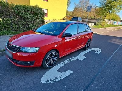 Usata Skoda Rapid 122 CV (89 kW) 2014 Rosso Utilitaria