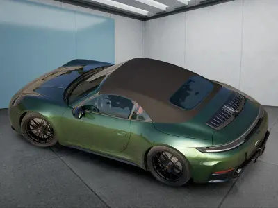 Neu Porsche 992 541 PS (397 kW) 2025 Grün Cabrio