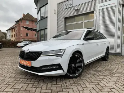 Gebraucht Skoda Superb SportLine 190 PS (139 kW) 2020 Weiß Kombi